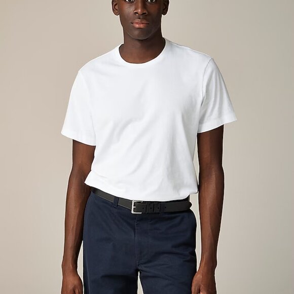 J Crew White Broken-in T-shirt Mens Medium‎ - Picture 1 of 5